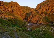 Выходные скалы лепсинского каньона